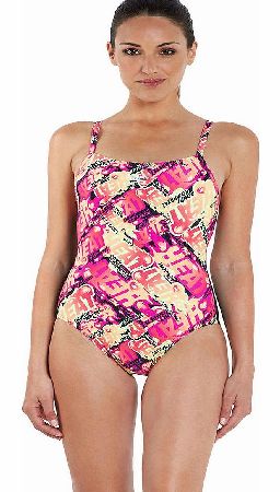 Speedo Womens Allover Rippleback Swimsuit SS15