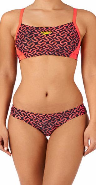 Speedo Womens Speedo Mono Allover 2 Piece Bikini -