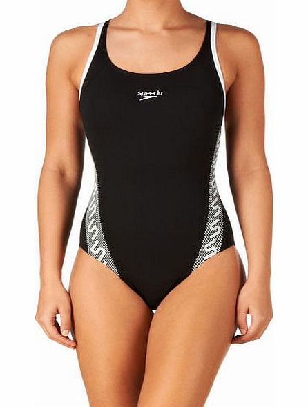 Speedo Womens Speedo Monogram Muscleback Swimsuit -