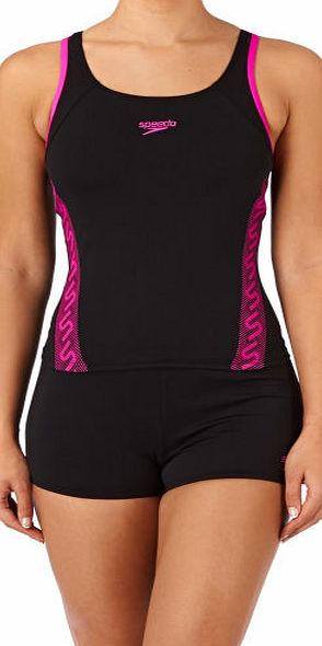Speedo Womens Speedo Monogram Tankini Set -