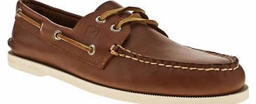 Sperry mens sperry brown authentic original 2-eye