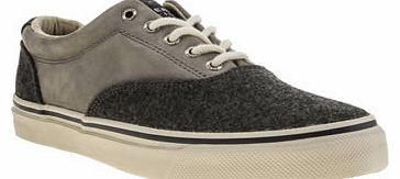 Sperry mens sperry grey striper cvo wool shoes