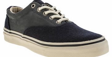 Sperry mens sperry navy striper cvo wool shoes
