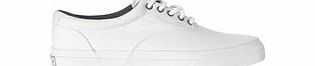 SPERRY Mens white canvas trainers