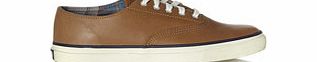 SPERRY Womens dark brown lace-up trainers