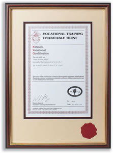 Spicer Hallfield De Luxe Certificate Frame