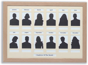 Spicer Hallfield Employee of the Month Board