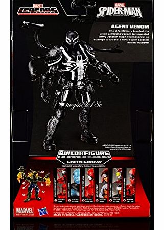 Spider-Man Agent Venom Spider-Man Marvel Legends Infinite Series 6 Inch Action Figure