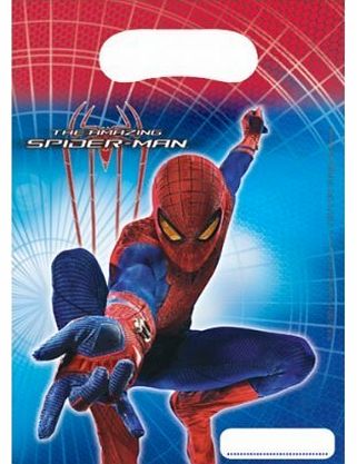 Spider-Man Amazing Spiderman Party - Spiderman Party Loot Bags x 6