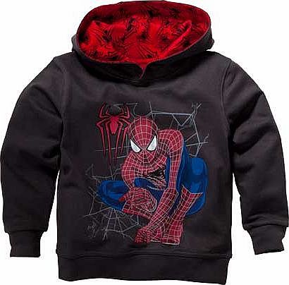 Spider-Man Boys Black Hoodie - 9-10 Years