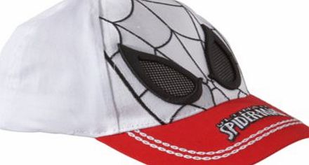 Spider-Man Boys White Cap - Small-Medium