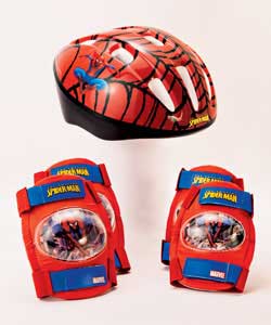 Spider-Man Helmet and Protection Pads