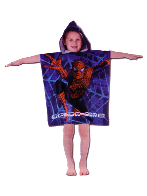 Spiderman 3 Hodded Poncho Towel