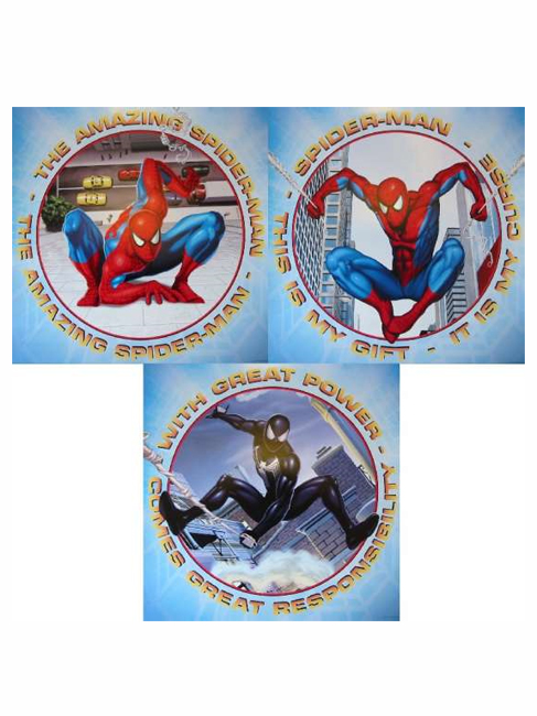 Spiderman Amazing Spiderman Art Squares - 3 large stickers