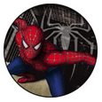 Spiderman Building Button Badges