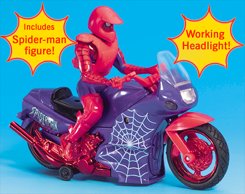 SPIDERMAN bump n go cycle