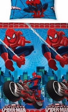 Spiderman City Single Rotary Duvet Cover Set