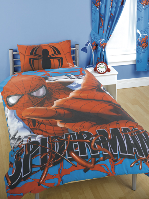 Spiderman Duvet Cover and Pillowcase `eb Slinger`Design Bedding