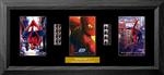 spiderman II - Trio Film Cell: 245mm x 540mm (approx). - black frame with black mount