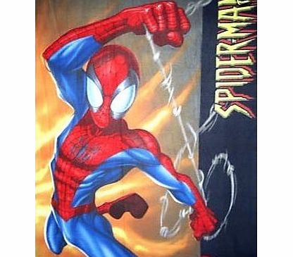 Spiderman Kids/Childrens Spiderman Fleece Blanket/Throw over Blanket Bedding (130x170 cms)