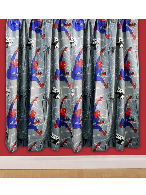 Spiderman Movie Curtains 54` Drop