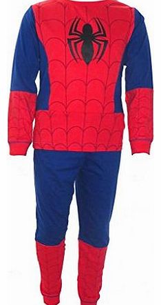 Spiderman Pyjamas Novelty Dress Up Pyjama Set Spidey Pjs (7-8 Years)