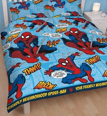 Spiderman Thwip Double Rotary Duvet Cover and
