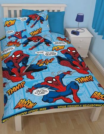 Spiderman Thwip Single Rotary Duvet Cover and
