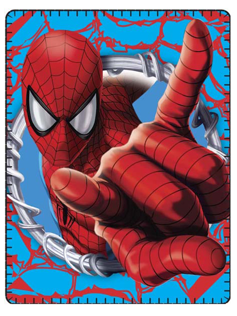 Web Slinger Fleece Blanket Printed