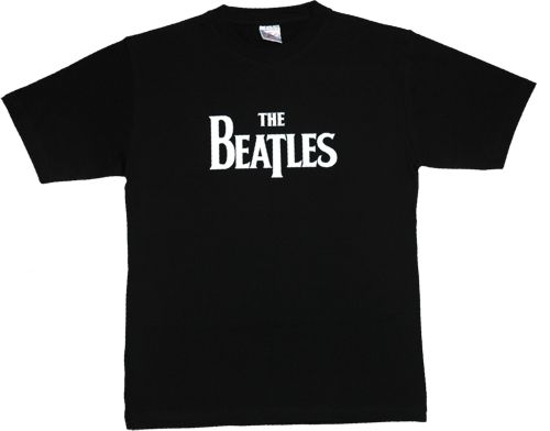 Kids Black Beatles Logo T-Shirt from Spike