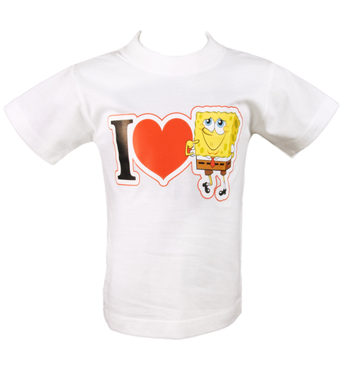 Kids I Heart SpongeBob T-Shirt from Spike