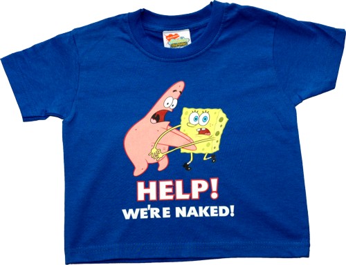 Spike Kids Naked SpongeBob T-Shirt from Spike