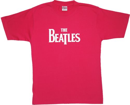 Spike Kids Pink Beatles Logo T-Shirt from Spike