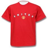 Spike Manchester United College T-Shirt - Red.