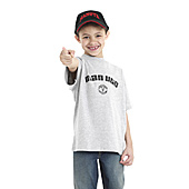 Spike Manchester United Grey Distressed Tee - Kids.