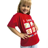 Spike Manchester United I Love MU T-Shirt - Red.