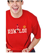 Manchester United Mens Ronaldo T-Shirt - Red.