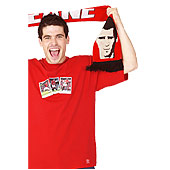 Spike Manchester United PLAYER Trading Cards T-Shirt.