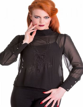 Spin Doctor Melancholy Blouse - Size: L 6450