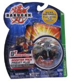 Spin Master Bakugan Booster Pack - B2 Bakuswap Series - Haos Darkus OBERUS (Grey Head and Black Body)