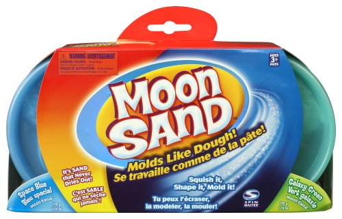 Spinmaster Moon Sand Double Coloured Sand Refill - Space Blue & Galaxy Green