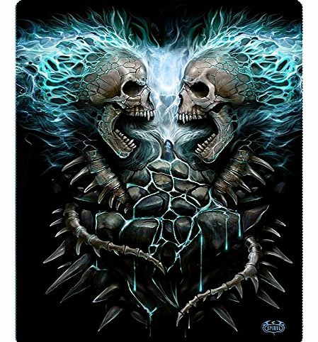 Spiral - Bedding - FLAMING SPINE - Fleece Blanket