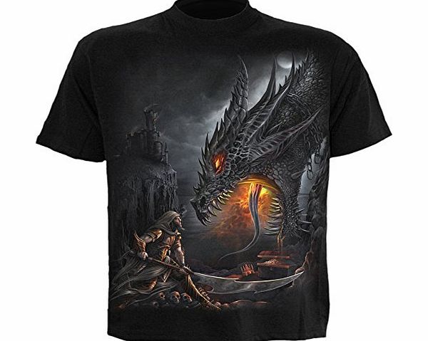 Spiral - Men - DRAGON SLAYER - T-Shirt Black - Medium