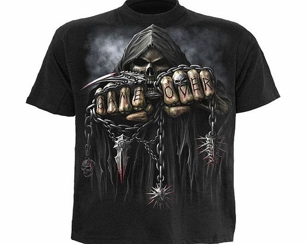 Spiral - Men - GAME OVER - T-Shirt Black - X-Large