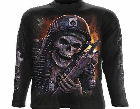 Spiral - Men - SPECIAL FORCES - Longsleeve T-Shirt Black - Large