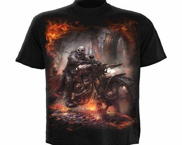 Spiral - Men - STEAM PUNK RIDER - T-Shirt Black - Medium