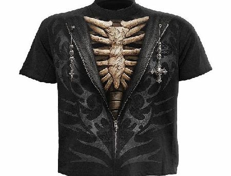 Spiral - Men - UNZIPPED - T-Shirt Black - Large