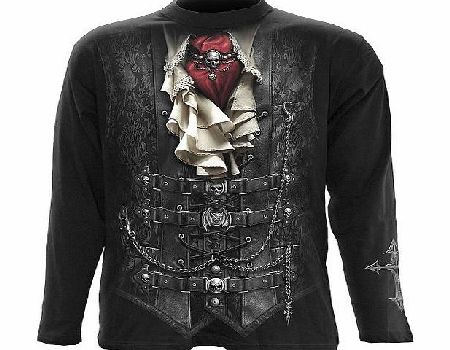 Spiral - Men - WAISTED - Longsleeve T-Shirt Black - X-Large