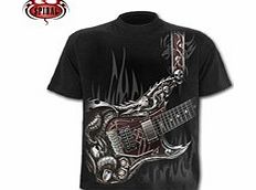 SPIRAL Air Guitar - T-Shirt - Black