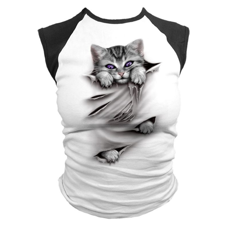 Spiral Bright Eyes Baseball Sleeveless T-shirt